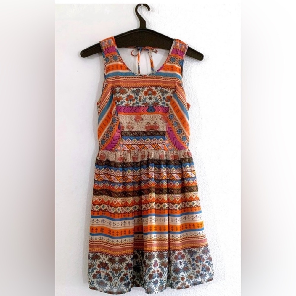 American Rag. Cie Boho Printed Mini Dress. Size XS.